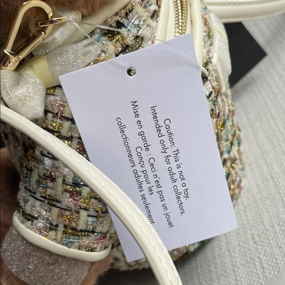 Kate spade 3d teddy bear KI972 Katey bear tweed crossbody bag